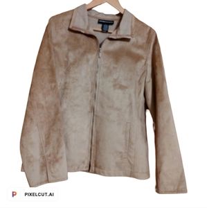 Faux Suede Jacket